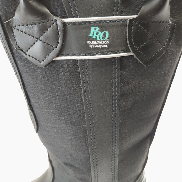 Warrington PRO By Honeywell Firefighter Structural Mens Boots Size 8 D 5007 - Picture 9 of 11